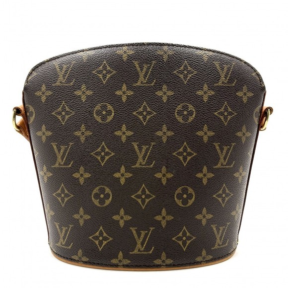 Louis Vuitton Drouot Monogram Bag Brown - Picture 1 of 10